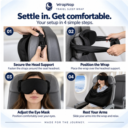 WrapNap™ 3-in-1 Travel Sleep Wrap